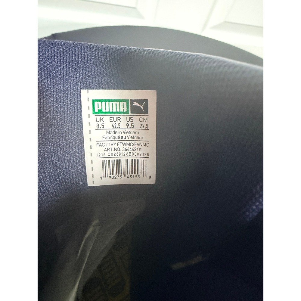 Puma Contact Sky II Hi David T Howard High School Navy Yellow Sneakers 364442 01 - Picture 7 of 8